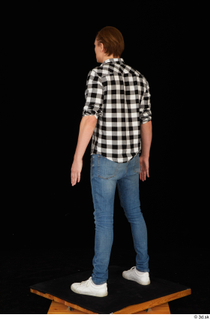  Stanley Johnson casual dressed jeans shirt sneakers standing whole body 0004.jpg